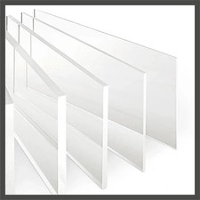 5mm Perspex Acrylic Sheet – Transparent Plastic Panel Sheets – Laser Cut to Size