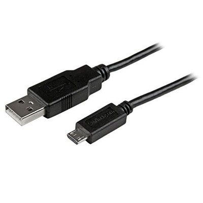 Startech 1 Ft Mobile Charge Sync Usb To Slim Micro Usb Cable For Smartphones And