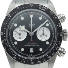 TUDOR Black Bay Chronograph Watch M79360N-0011 Stainless Steel mensWatch Bla...