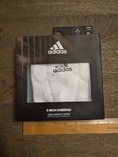Adidas 5 Inch Kneepad White Size Medium New In Box NIB Volleyball Basketball