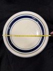 VTG Lot (4)  Tienshan Country Crock Stoneware Blue Stripe Band Plate 10 3/4” — photo 3