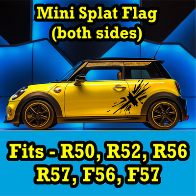 passend für MINI UNION JACK GRAFIK STREIFEN AUFKLEBER STICKER AUTO VINYL ONE COOPER S