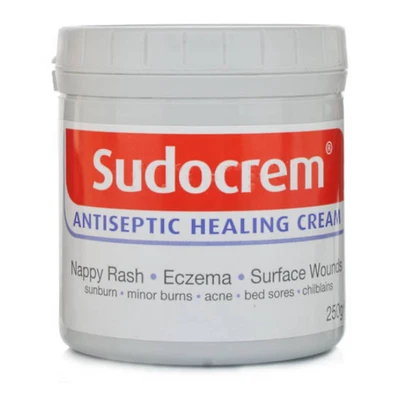 Sudocrem Antiseptic Healing Cream - 250g - Nappy Rash, Eczema, Surface Wound