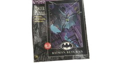 Vintage Batman Returns Poster Puzzle 300 Piece 2x3 Feet Extra Large Golden 1990s