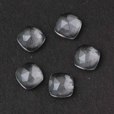 Natural Crystal Quartz Cushion Rose Cut 6mm To 20mm Loose Gemstone