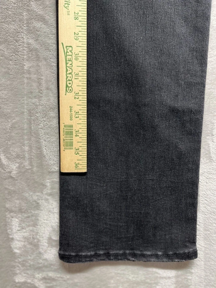 Buffalo Jeans Men's Size 32 Denim Stretch Straight Retro Hipster Zip 34" Waist - Image 4 of 4