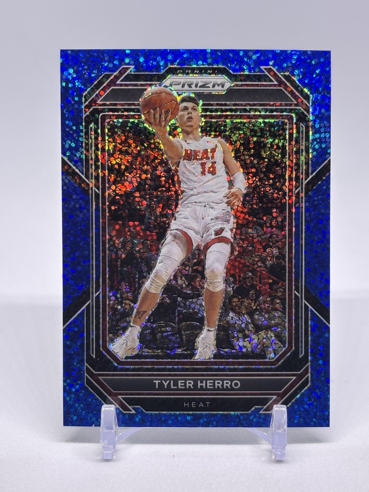 2022-23 Panini Prizm - Tyler Herro #166 Blue Sparkle Prizm /144