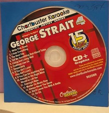 90258R  GEORGE STRAIT  CHARTBUSTER KARAOKE CDG LOT FL GA