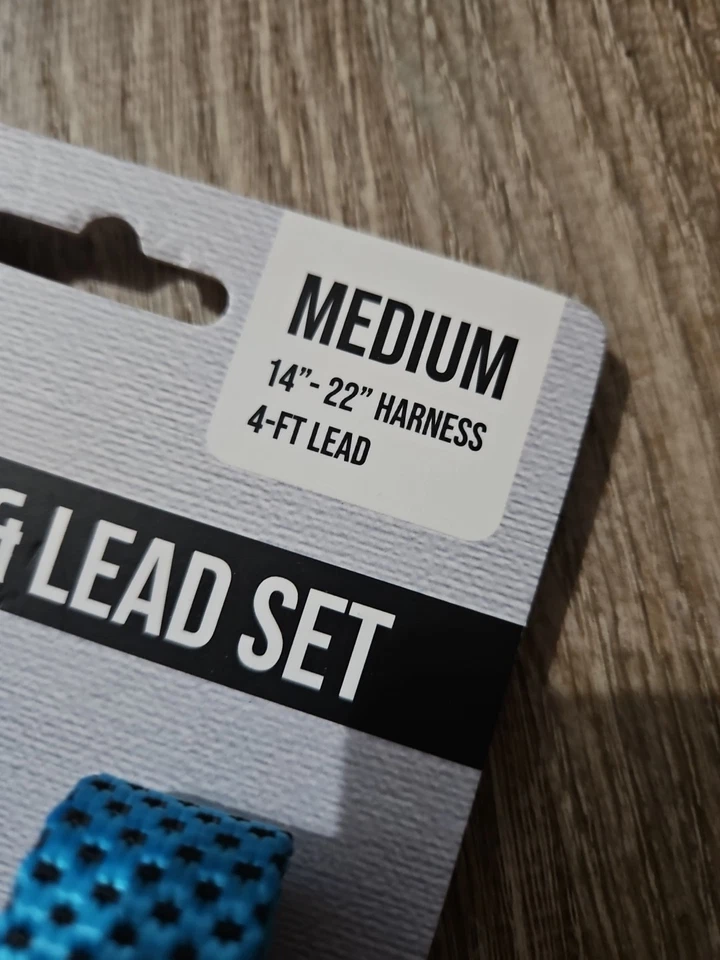 Brooklyn Pet Gear Dog Harness MEDIUM 14"-22" with 4ft Lead Leash - Image 2 of 4