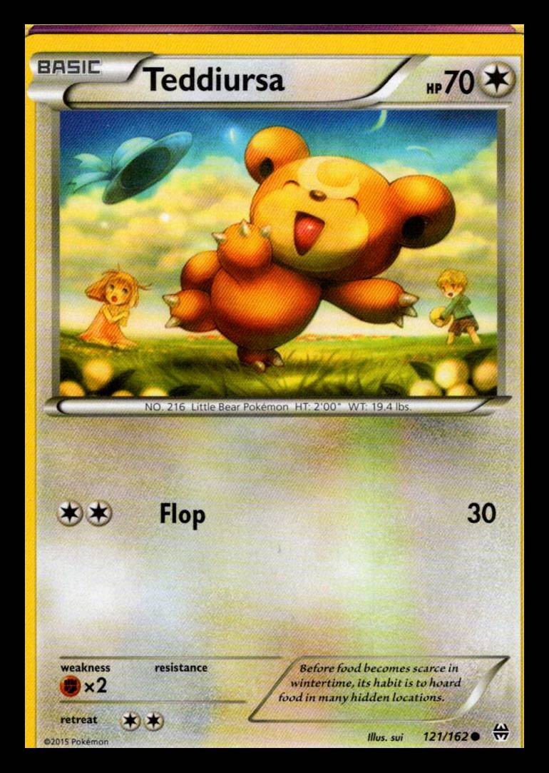 Teddiursa Common XY - BREAKthrough 121/162 LP