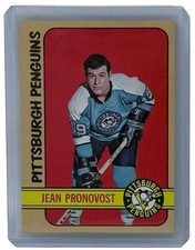Jean Pronovost 1972-73 Topps Hockey Card Pittsburgh Penguins Nr-Mt Condition 143