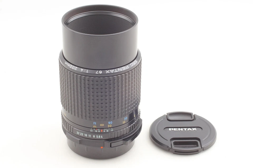 Tarde [sin usar] SMC Pentax 67 200 mm f/4 teleobjetivo para 6x7 67 II de JAPÓN - Imagen 3 de 4