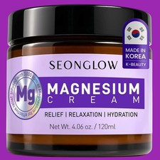 Magnesium Sleep Lotion Calming Bedtime Tension Relief Lavender  Shea Butter