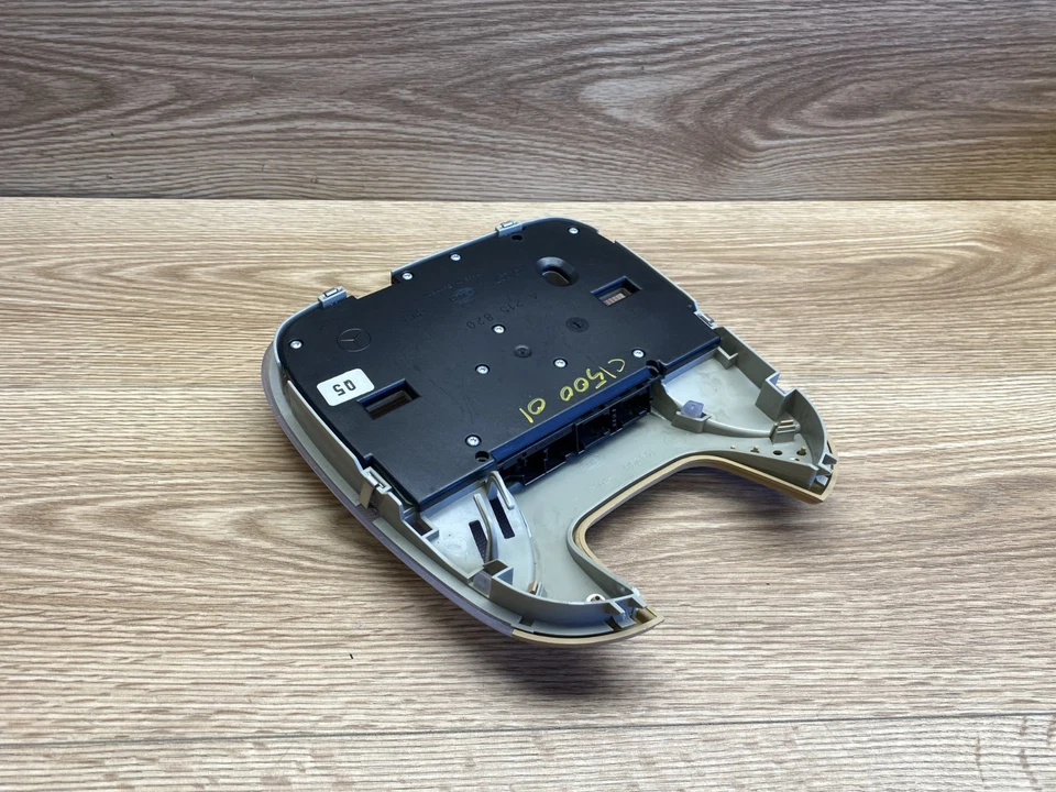 MERCEDES BENZ W215 CL55 CL500 CONSOLA SUPERIOR LUZ TECHO CORREDIZO INTERRUPTOR OEM Foto 3 de 4