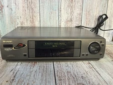 Sharp VCR VHS Tape Player Model VC-A545U No Remote Tested Works
