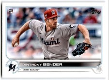 2022 Topps Anthony Bender RC Miami Marlins #160