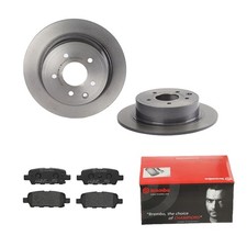 BREMBO BREMSSCHEIBEN Ø292MM + BREMSBELÄGE HINTEN FÜR NISSAN QASHQAI / +2 I 