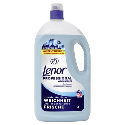 Lenor Professional 8700216760331 Lenor Professional Weichspüler Aprilfrisch, 4 L