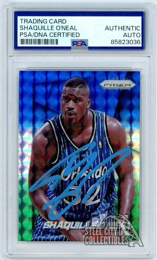 Panini Shaquille O'Neal Basketball Autographed Sports Trading