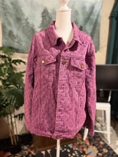 Louis Vuitton Purple Monogram Denim Jean Jacket Size 52/Large