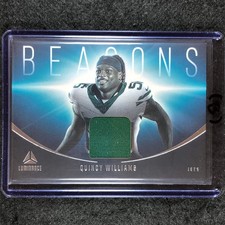 2024 Luminance Football QUINCY WILLIAMS Beacons Jersey Relic #QWS (B)
