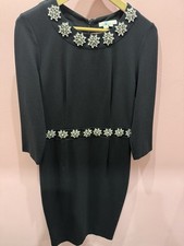 Boden Black Embellished Dress UK 12 R