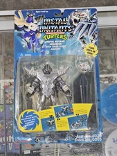 Vintage 1995 TMNT Ninja Turtles Metal Mutants Shredder Tiger Spirit Armor NEW 