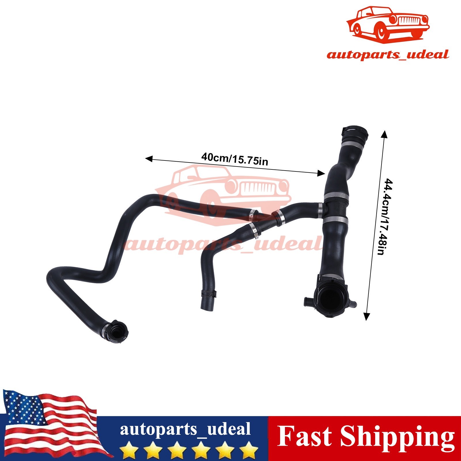 Rolls-Royce Ghost Upper Coolant return pipe P/N 17127604913