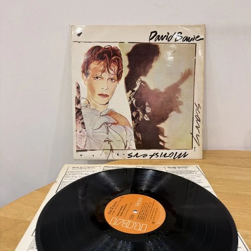 David Bowie - Scary Monsters 1980 Portugal RCA Orange Label LP + Insert