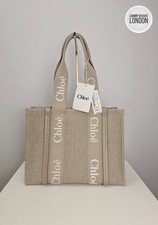 Chloe Woody Medium Tote Bag Beige Brown Brand New Authentic RRP £1050