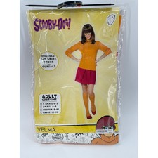 NEW Scooby-Doo Velma Costume Adult XS 0-2 Holloween Warner Bros.