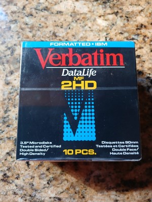 Disketten Verbatim - 10 x3.5'' Microdisks - DataLife MF2HD  Ovp *neu