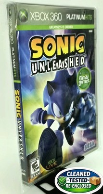 Sonic Unleashed Xbox 360 Platinum Hits CIB Complete Manual Tested Working