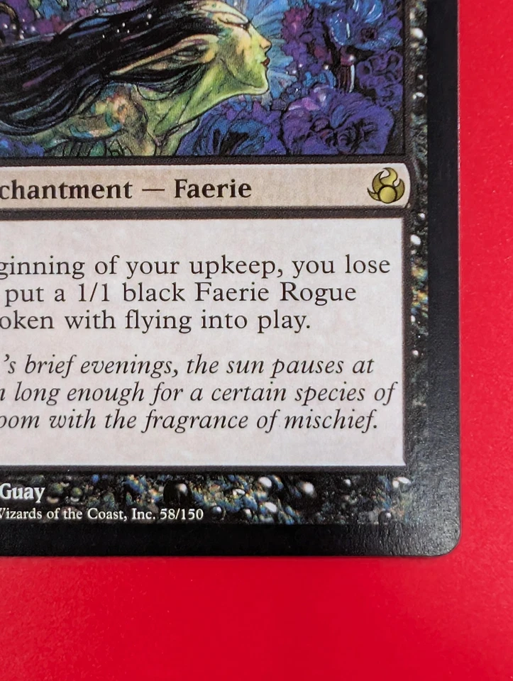 MTG Bitterblossom Morningtide 58/150 Magic Gathering Tribal Faerie Guay - Image 2 of 4