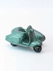 Matchbox Lesney 36b Lambretta Scooter and Sidecar DARK  original vintage toy car