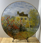 Goebel Claude Monet, Artis Orbis, 14.25 Inch Diameter Decorative Plate, Glass