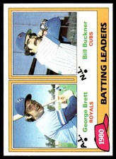 1980 Batting Leaders (George Brett / Bill Buckner) 1981 Topps #1 MLB READ