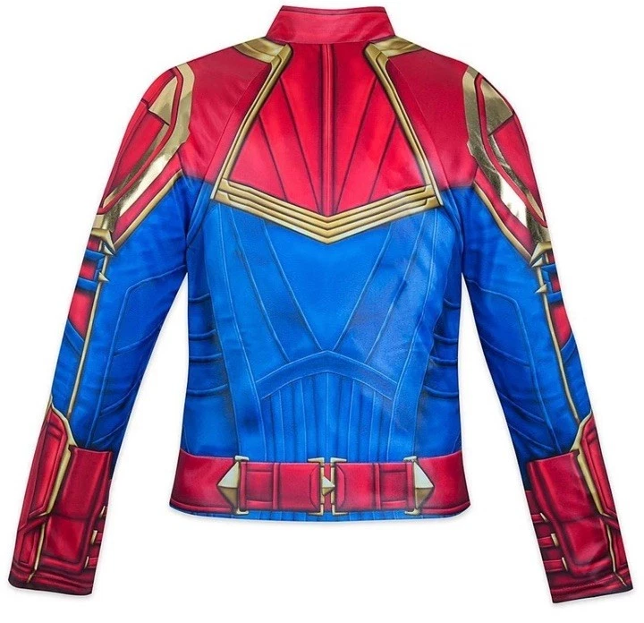 Disney Store Capitana Marvel Disfraz Niños 5 6 Brie Larson Vengadores Endgame Conjunto Foto 3 de 4