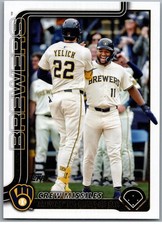 #US233 Christian Yelich/Jackson Chourio, Veteran Combos 2025 Topps Update