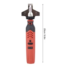 DC3.6V Cordless Saw Sharpener Kit Handheld Chainsaw Sharpening Kit Red Chain