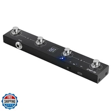 Chocolate BT Wireless MIDI Controller Rechargeable 4 Buttons Pedal APP Contro