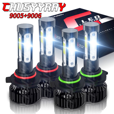 For Toyota Corolla 2009-2016 6000K LED Headlight High / Low Beam Bulbs Combo 4pc