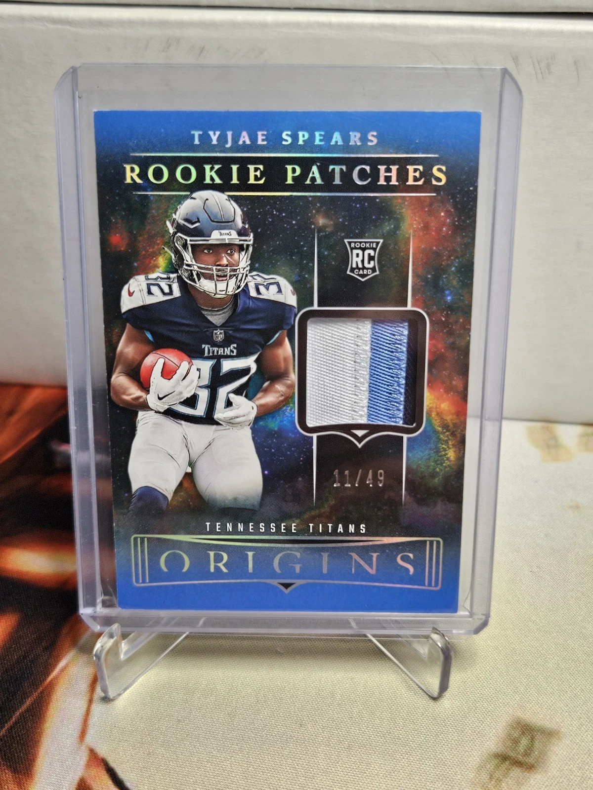 Tyjae Spears Panini Origins Rookie Patches #RPTS Base