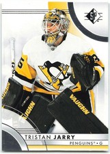 2023-24 SP Hockey #85 Tristan Jarry Auto Pittsburgh Penguins