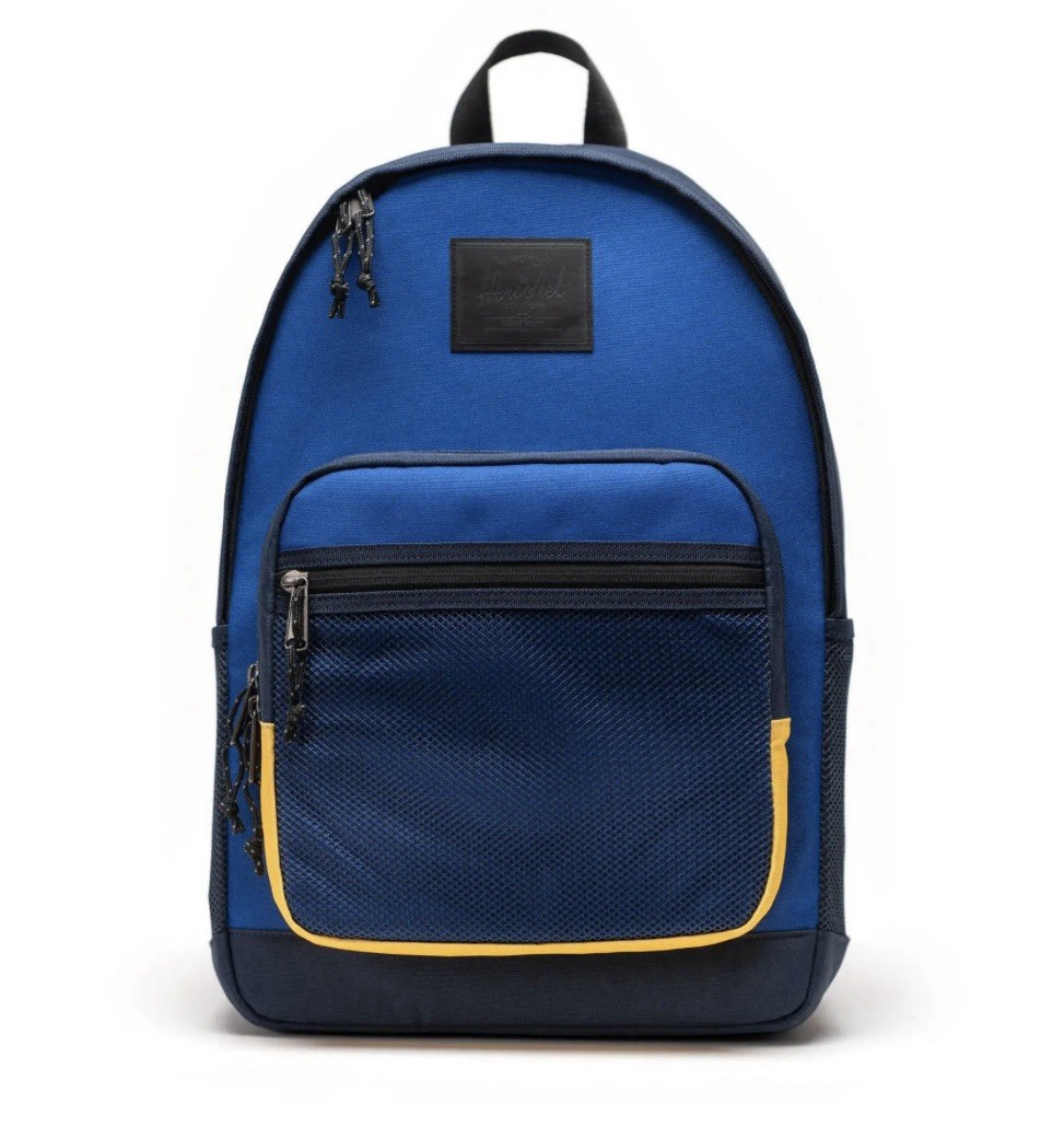 NWT Herschel Kaine Limited Edition Backpack Dark Navy Yellow