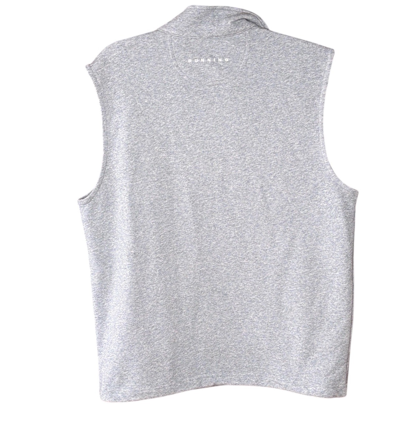 Baltusrol Golf Dunning Golf Vest Men’s Size Medium 1/4 Zip Gray
