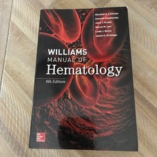 Williams Manual of Hematology, Ninth Edition ...