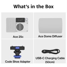 Aputure amaran Ace 25c Pocket LED Light RGBWW 2300K-10000K 4500mAh PD Charging