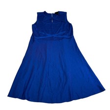 Lane Bryant Royal Blue Bandage Cutout Fit and Flare Dress Sleeveless 14/16