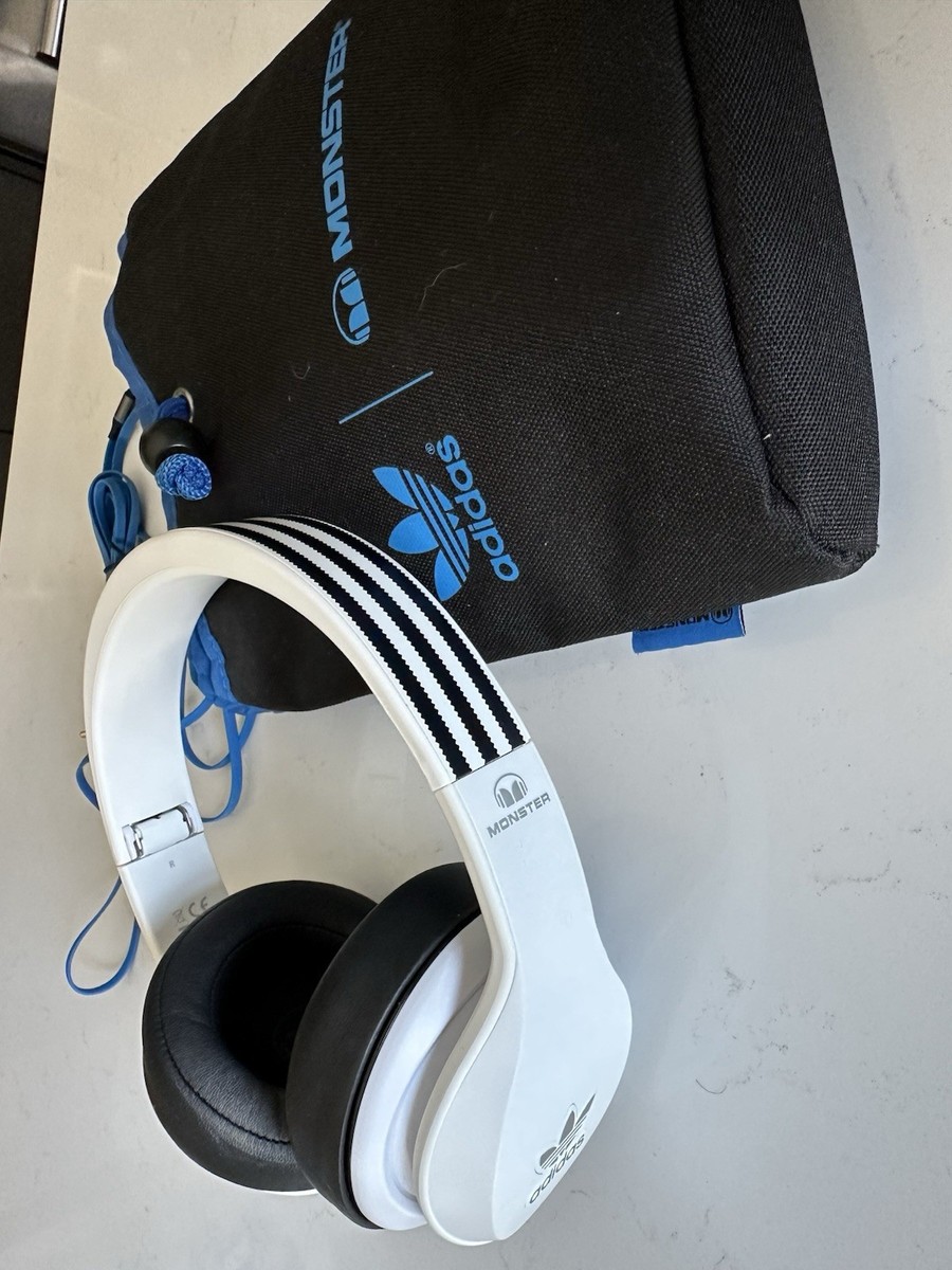 Monster ADIDAS-ORIGINALS Headband Headphones - White for sale